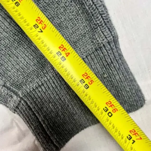 Eddie Bauer Men's Large Gray Crew Neck Knit Cotton Sweater - Picture 10 of 10